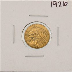 1926 $2 1/2 Indian Head Quarter Eagle Gold Coin