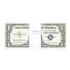 Image 1 : Lot of (25) Consecutive 1957B $1 Silver Certificate Notes Uncirculated