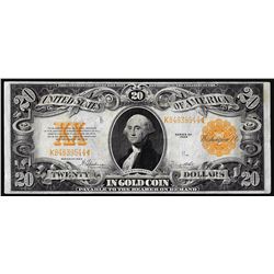 1922 $20 Gold Certificate Note