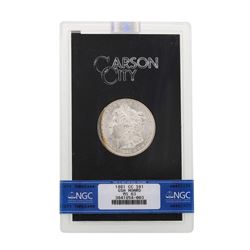 1881-CC $1 Morgan Silver Dollar Coin GSA NGC MS63