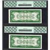 Image 2 : (2) Consecutive 1928B $1 Funnyback Silver Certificate Notes Fr.1602 PCGS Gem New