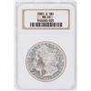 Image 1 : 1881-S $1 Morgan Silver Dollar Coin NGC MS65