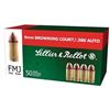 Image 1 : S& B 380ACP 92GR FMJ  - 500 Rounds