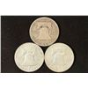 Image 2 : 1951-S,59-D & 60-D FRANKLIN HALF DOLLARS