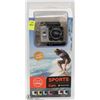 Image 1 : NEW 1080P SPORTS ACTION CAMERA WITH MOUNTS