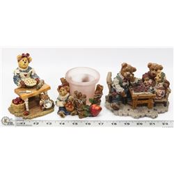 3PC BEARSTONE COLLECTION, LIMITED EDITIONS,