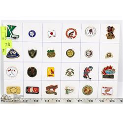 24 HOCKEY GENERAL COLLECTOR PINS