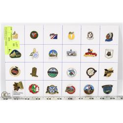 24 ALBERTA CITY TOWNS COLLECTOR PINS