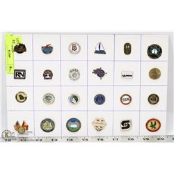 24 ASSOCIATION COLLECTOR PINS