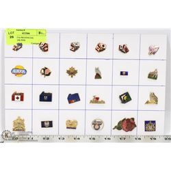 24 ALBERTA PROVINCIAL COLLECTOR PINS
