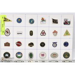 24 ASSOCIATION   COLLECTOR PINS
