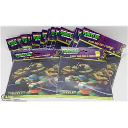 BUNDLE OF 24 PACKAGES OF NINJA TURTLES LOOT BAGS
