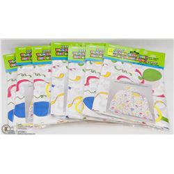 LARGE BUNDLE OF JUMBO PLASTIC GIFT BAGS WITH