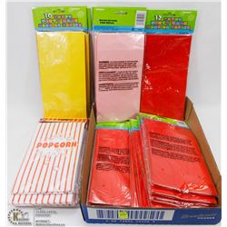 FLAT OF PAPER PARTY BAGS