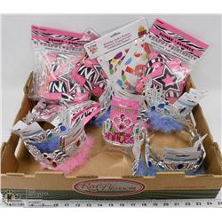 FLAT OF KIDS TIARAS AND MORE