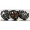 Image 1 : LOT OF DECORATIVE BASKETS