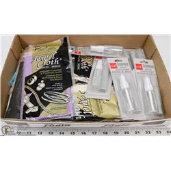 LOT OF LENS CLEANERS, JEWELRY CLEANSERS