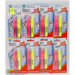 16 MINI HIGHLIGHTERS