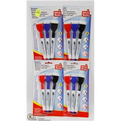 GROUP OF DRY ERASE MARKERS