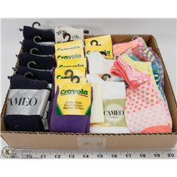 FLAT OF GIRLS SOCKS SIZE 5-7