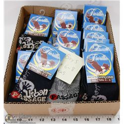 FLAT OF 14 BOYS SIZE 6-8 SOCKS
