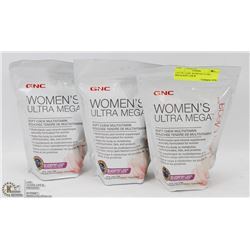 LOT OF 3 GNC WOMENS ULTRA MEGA SOFT CHEW