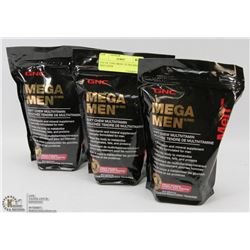 LOT OF 3 GNC MENS  ULTRA MEGA SOFT CHEW