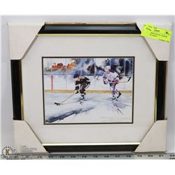 ORIGINAL PRINT BY D.P. COOPER "THE BREAK AWAY"