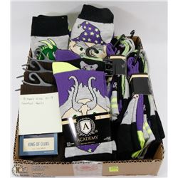 18 MENS SOCKS ASSORTED COLOURS SIZE 10-13