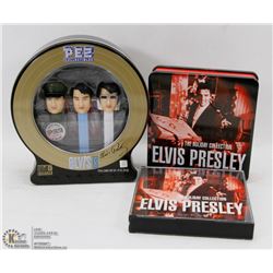 BOX W/ELVIS PRESLEY PEZ & CD MUSIC