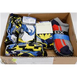 FLAT OF ASSORTED BOYS SOCKS