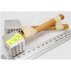 SET OF 2 ALUMINUM MEAT TENDERIZERS