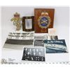 Image 1 : FLAT W/VINTAGE MILITARY PLAQUES &