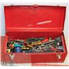 Image 1 : LARGE TOOLBOX FULL OF TOOLS INC SCREWDRIVERS,