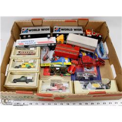 TRAY LOT OF COLLECTOR DIE CAST CARS.