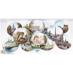 BOX OF LIMOGES DECORATIVE COLLECTOR PLATES