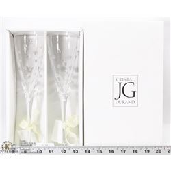 24% LEAD CRYSTAL 2PC WINE GLASS SET