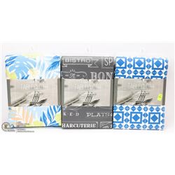 LOT OF 3 FLANNEL BACK TABLECLOTHS