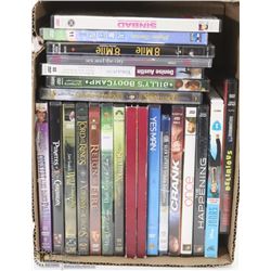 FLAT OF ASSORTED DVD  MOVIES