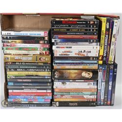 FLAT OF ASSORTED DVD  MOVIES