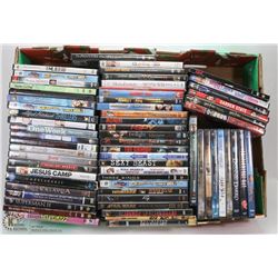 FLAT OF ASSORTED DVD  MOVIES
