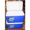 Image 1 : TWO LARGE COLEMAN COOLERS.