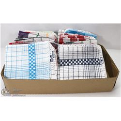LARGE FLAT OF DISHCLOTHS