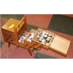ACCORDION STYLE SEWING CASE