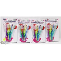 16 KIDS TOOTHBRUSHES