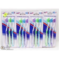 12 TOOTHBRUSHES