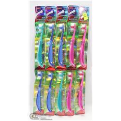 LOT OF 10 KIDS TOOTHBRUSHES