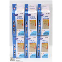 6 ELASTIC BANDAGES