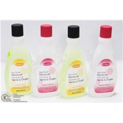 4 BOTTLES OF NAIL POLISH REMOVER