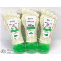 3 BOTTLES OF FOOT SCRUB